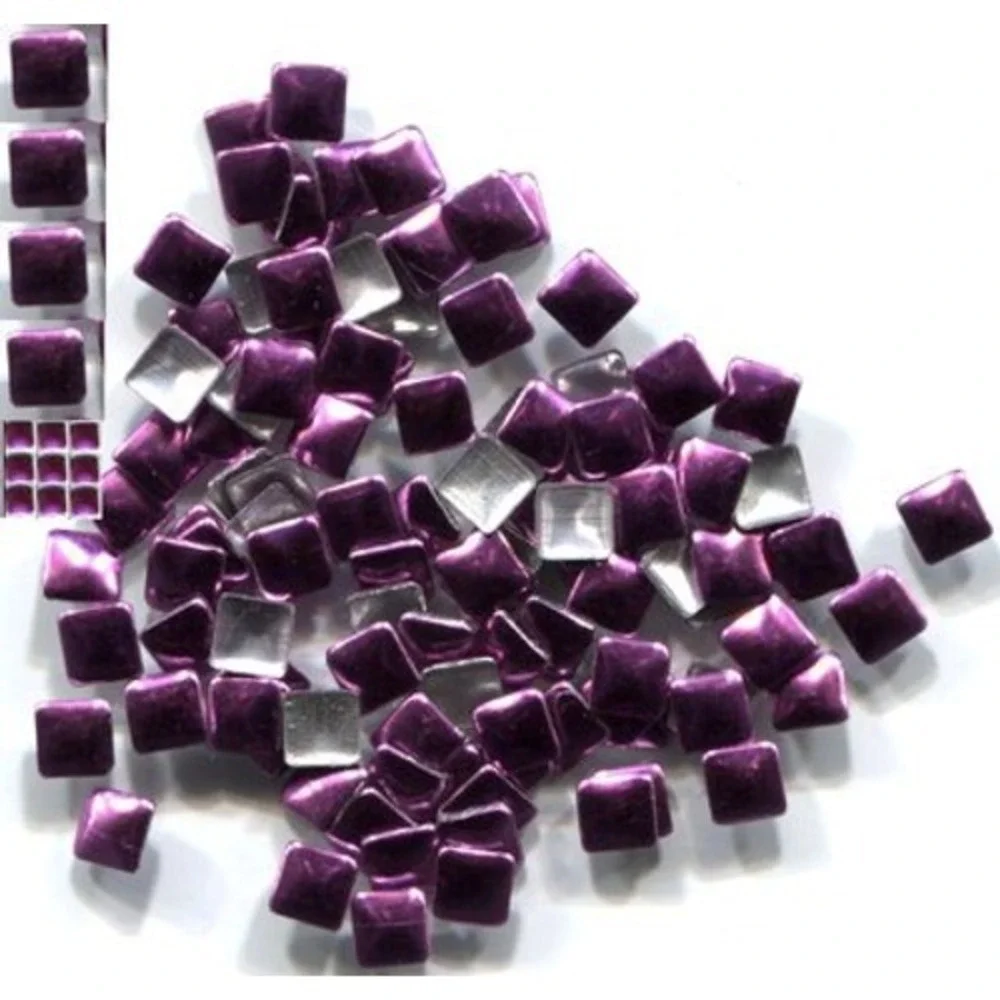 SQUARES Rhinestuds 3mm PINK Hot Fix Iron on 1 gross